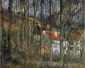 卡米耶 毕沙罗 : The Cote des Boeurs at l'Hermitage, near Pontoise